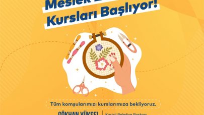 İlçedeki Meslek Edindirme Kursları başlıyor