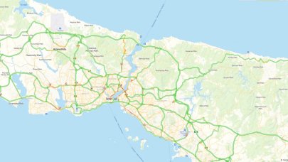 14 Ekim İstanbul yoğunluk haritası! İstanbul'da trafik nasıl?