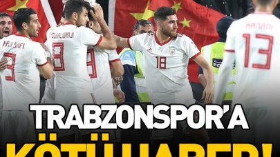 Trabzonspor'a Asya'dan kötü haber