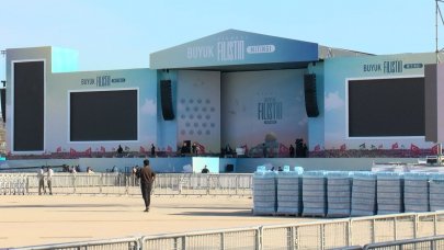 Büyük Filistin Mitingi için hazırlıklar tamamlandı