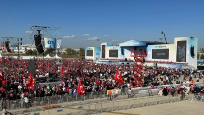 İstanbul'da Büyük Filistin Mitingi: Alana girişler başladı