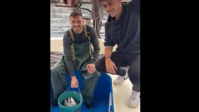 Dusan Tadic Boğaz’da balık avladı!