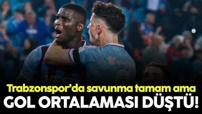 Savunma tamam ama Trabzonspor'un gol ortalaması 1.87'den 0.50'ye düştü!