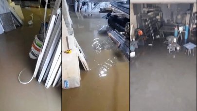 İlçede yağış sonrası su baskını: 3 gün sonra tahliye edildi