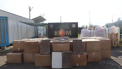 Düzce'de kaçak tütüne doldurulmuş 2 milyon makaron ele geçirildi