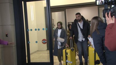 Gazze'den tahliye edilen Türk vatandaşları İstanbul'da