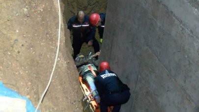 Talihsiz olay! Arkadaşını ziyarete geldi: 7 metrelik inşaatın zeminine düştü