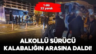 Alkollü sürücü kalabalığın arasına daldı: 1 ölü, 22 yaralı