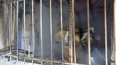 Gecekonduda yangın: 1 yaralı