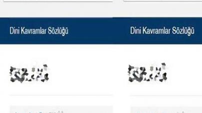 Diyanet'in tartışılan sözlüğü artık yok!