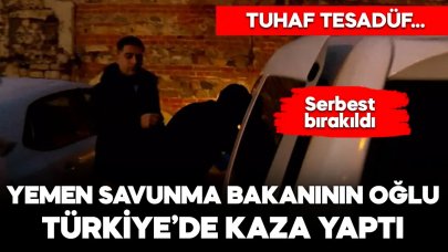 Eski Yemen Savunma Bakanının oğlu Türkiye'de kaza yaptı