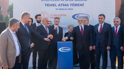 Yeni lisenin temel atma töreni Davut Gül'ün katılımıyla gerçekleştirildi