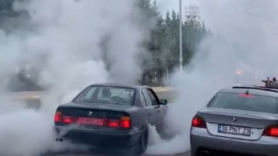 Drift görüntüleri paylaşan sürücüye ceza