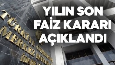 Merkez Bankası faiz kararını açıkladı