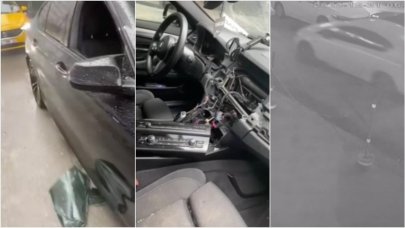 Kaşla göz arasında araçtan 400 bin liralık hırsızlık