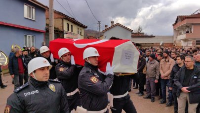 Cumhurbaşkanlığı polisi son yolculuğuna uğurlandı