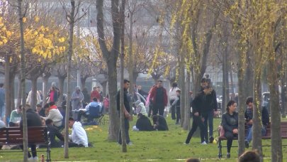 İstanbullular park ve sahillere akın etti