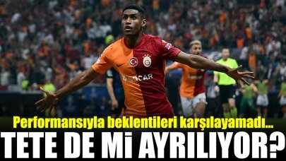 Galatasaray'da Tete de mi yolcu? Beklentileri karşılayamamıştı...