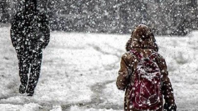 İki ilde eğitime kar engeli