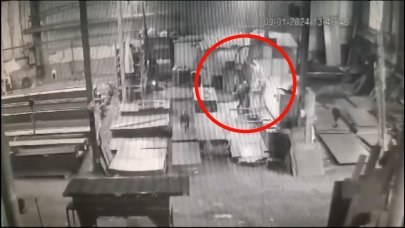 14 yaşındaki Arda'nın öldüğü iş kazası güvenlik kamerasına yansıdı