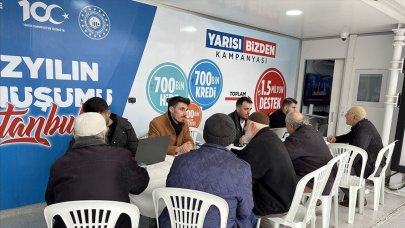 "Yarısı Bizden" tırlarına yoğun ilgi