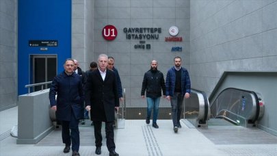 İstanbul Valisi Gül metro hattını inceledi
