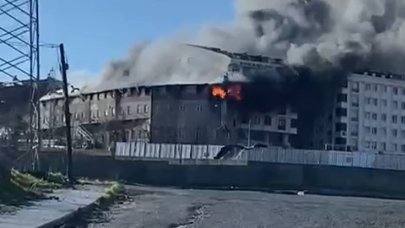 Ayakkabı imalathanesinde yangın!