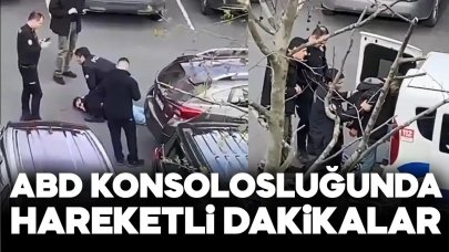 ABD İstanbul Başkonsolosluğu'nda hareketli dakikalar