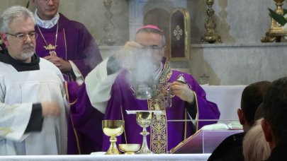 Saldırının ardından Santa Maria'da ilk ayin