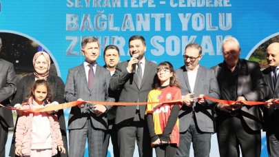 Kağıthane'de bağlantı yolunun açılışı gerçekleştirildi