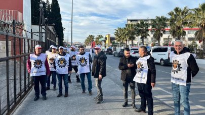 5 işçi eylem başlattı