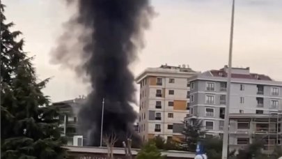 İBB inşaatında yangın!