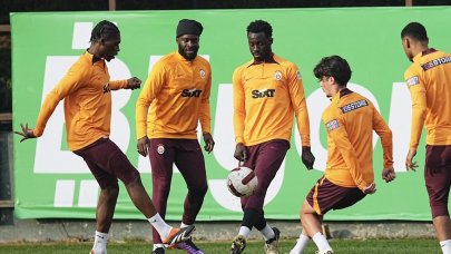 Galatasaray, Süper Kupa maçının hazırlıklarını sürdürdü