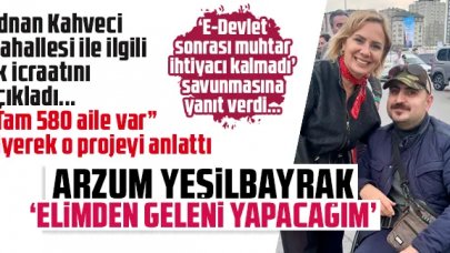 Arzum Yeşilbayrak: Elimden geleni yapacağım