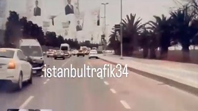 Sahil yolunda feci kaza! Karşı yönden gelip arabaları biçti!