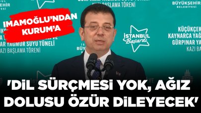Ekrem İmamoğlu'ndan Murat Kurum'a: 'Dil sürçmesi yok, ağız dolusu özür dileyecek'