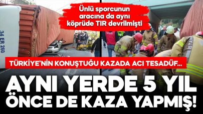 4 kişinin ölümüne neden olan TIR'ın aynı köprüye 2019'da da çarptığı ortaya çıktı