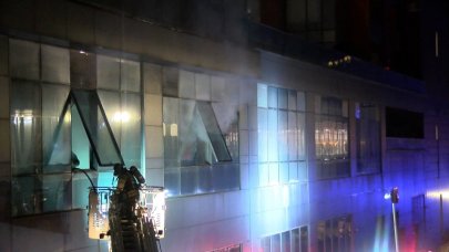 Rezidansın saunasında yangın çıktı!