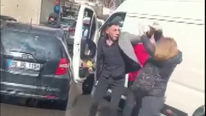Magandalıkta sınır yok! Trafikte tartıştığı kadın sürücüye saldırdı