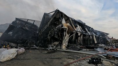 İnşaat alanında çıkan yangın söndürüldü