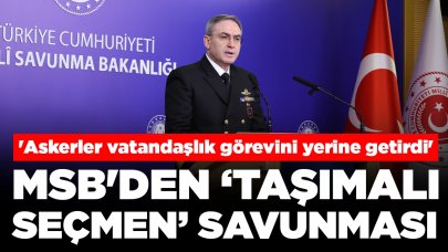 MSB'den 'taşımalı seçmen' savunması: 'Askerler vatandaşlık görevini yerine getirdi'