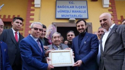 Güneşli Mahallesi’nin 40 yıllık muhtarı görevini devretti