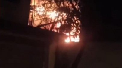 Tarihi hamamda yangın çıktı!