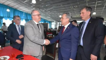 İstanbul Anadolu Adliyesinde 9 günlük tatilin ardından bayramlaşma töreni