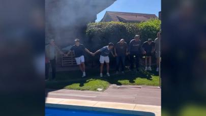 Real Madrid'li futbolcuların halay çekme imtihanı!