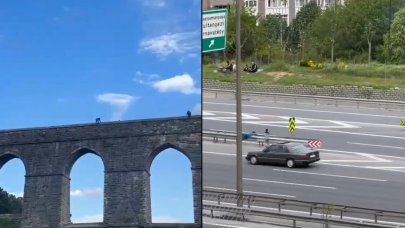 Sultangazi'de çocukların tehlikeli oyunu: Canlarını hiçe saydılar