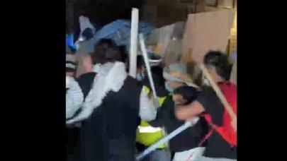 ABD'de İsrail yanlılarından Gazze Dayanışma Kampı'na saldırı: 'Polis müdahale etmedi'