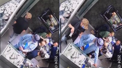 İstanbul'da kuyumcuda yüz binlerce liralık hırsızlık: 3 şüpheli aranıyor