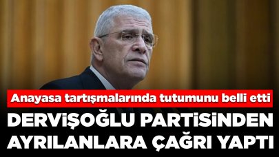 Müsavat Dervişoğlu partisinden ayrılanlara çağrı yaptı: 'Yeni anayasa' tartışmalarında tutumunu belli etti