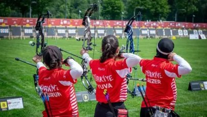 Okçulukta Makaralı Yay Kadın Milli Takımı Avrupa şampiyonu oldu